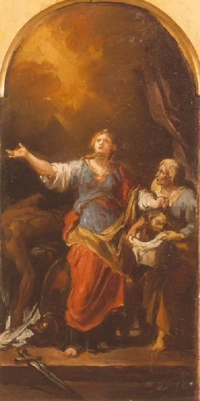 Giuditta con la testa di Oloferne e la spada - Accademia Carrara, Bergamo